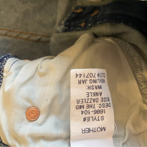 MOTHER THE MID RISE DAZZLER ANKLE Healing Jar Jeans - Picture 7 of 15